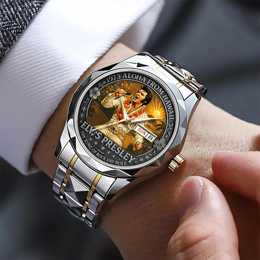 Elvis Presley Alloy Luxury Quartz Watch - TANTN 14152