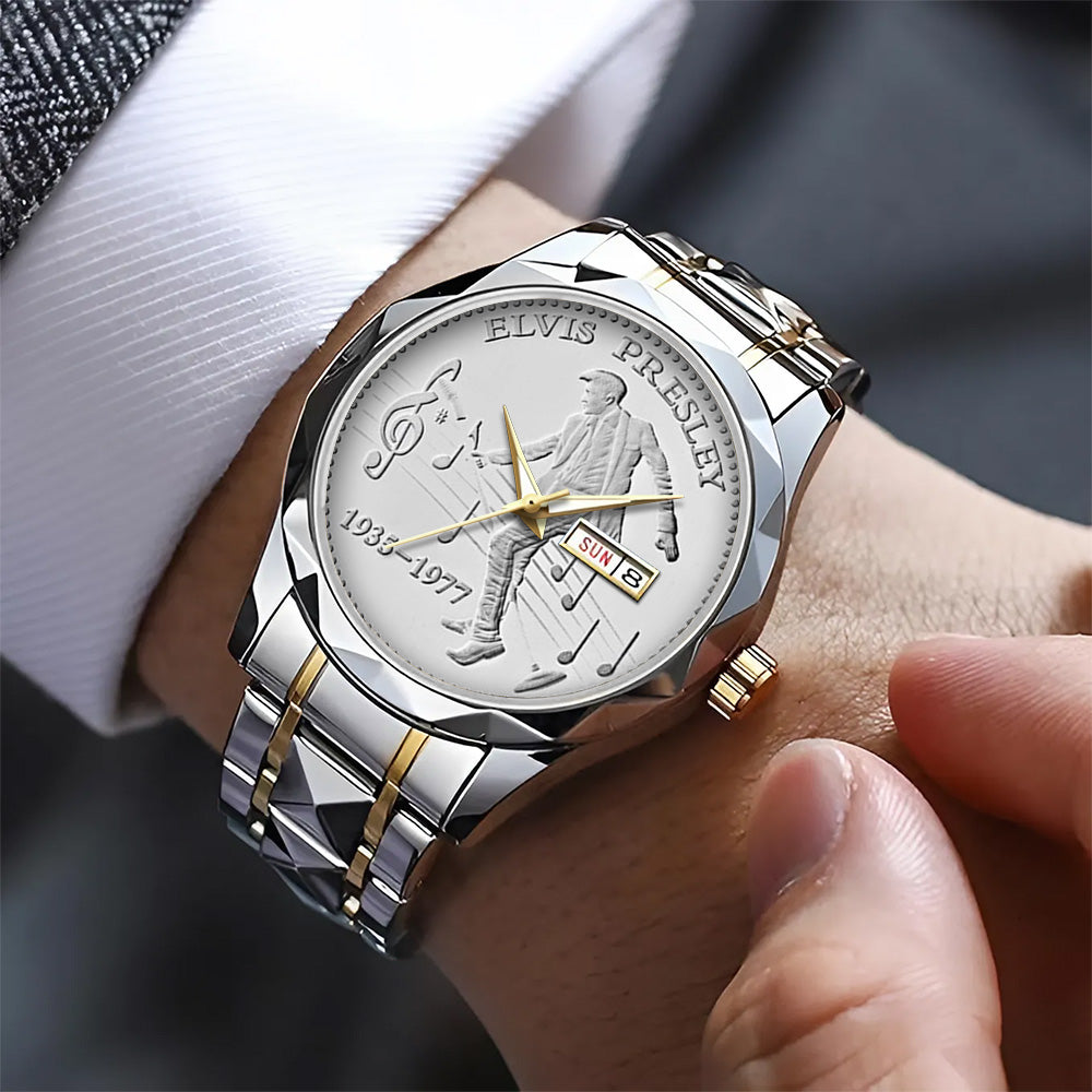 Elvis Presley Alloy Luxury Quartz Watch - TANTN15384