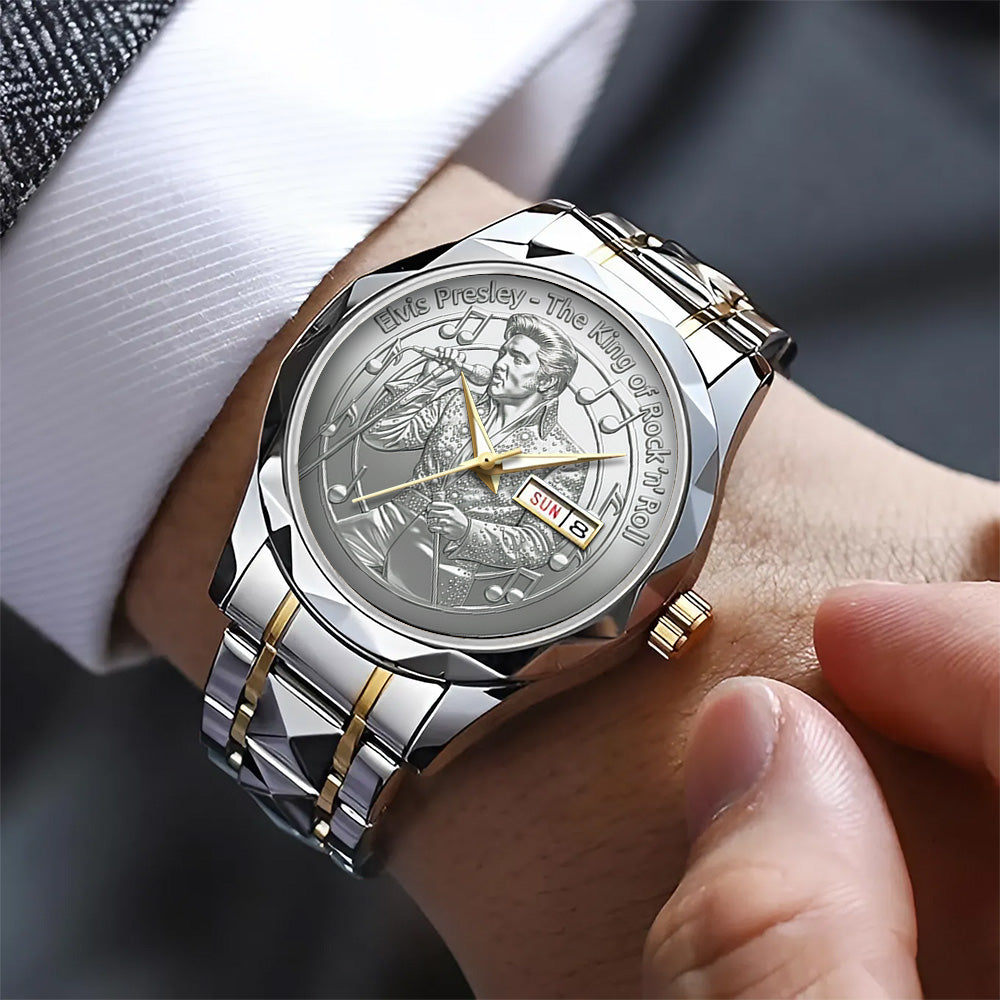 Elvis Presley Alloy Luxury Quartz Watch - TANTN20387
