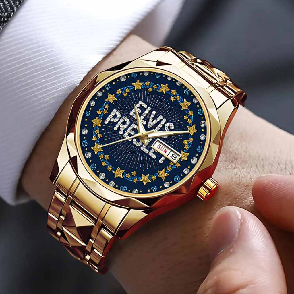 Elvis Presley Alloy Luxury Quartz Watch - TMTHU2128