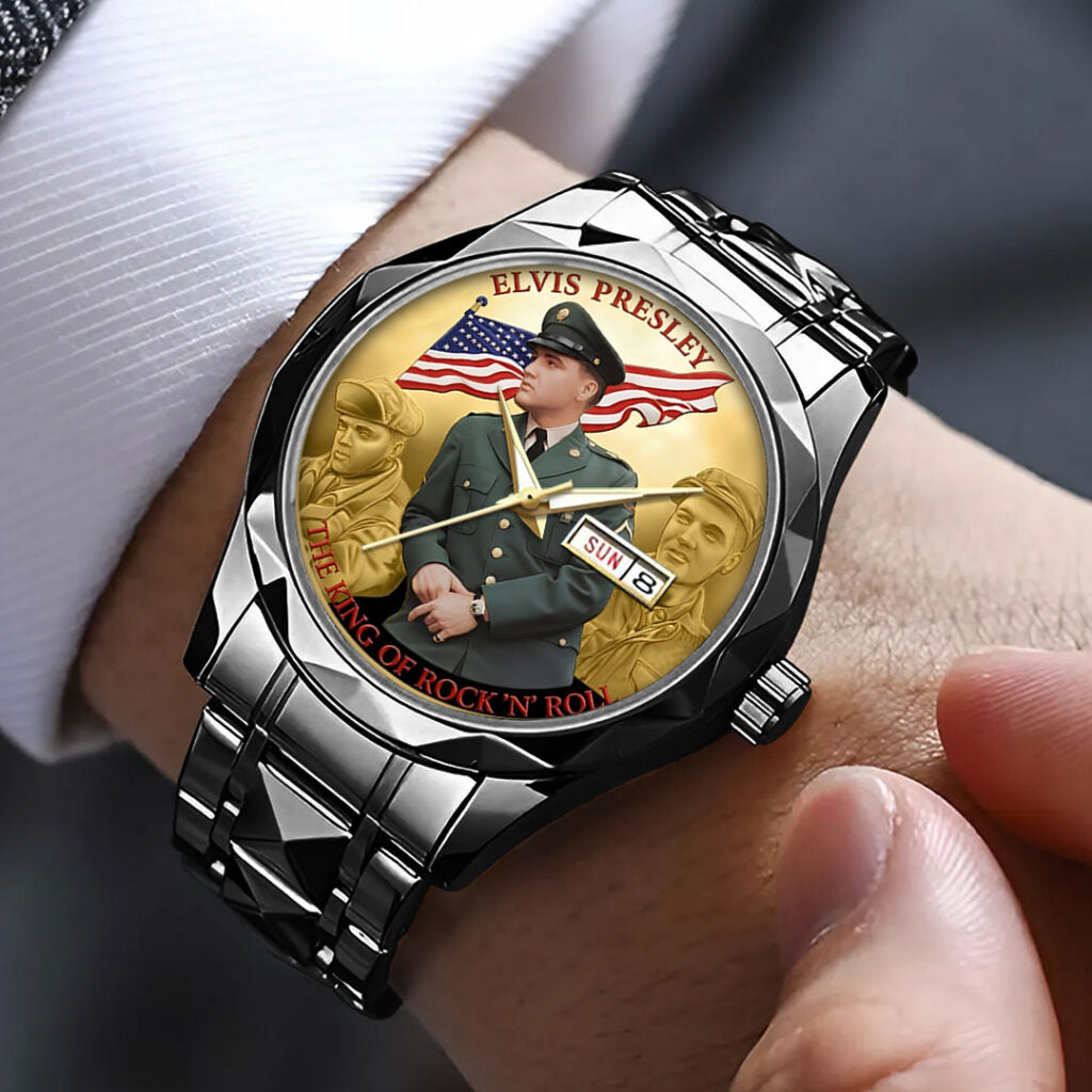 Elvis Presley Alloy Luxury Quartz Watch - TMTHU3017