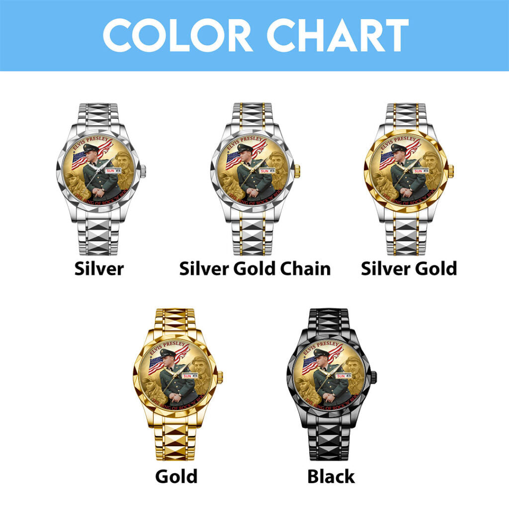 Elvis Presley Alloy Luxury Quartz Watch - TMTHU3017