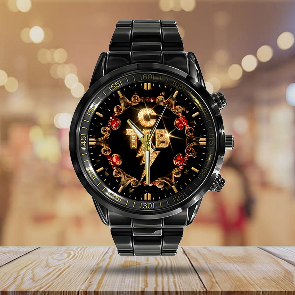 Elvis Presley Black Stainless Steel Watch - GNE 830