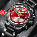 Personalized Elvis Presley Black Stainless Steel Watch - HOATT 7660