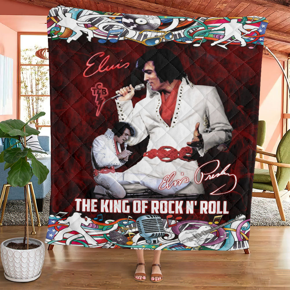 Elvis Presley Quilt Blanket - HOATT 7998