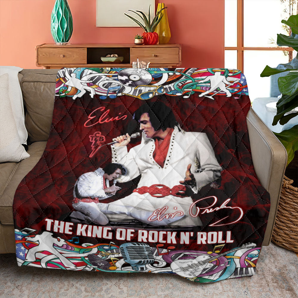Elvis Presley Quilt Blanket - HOATT 7998