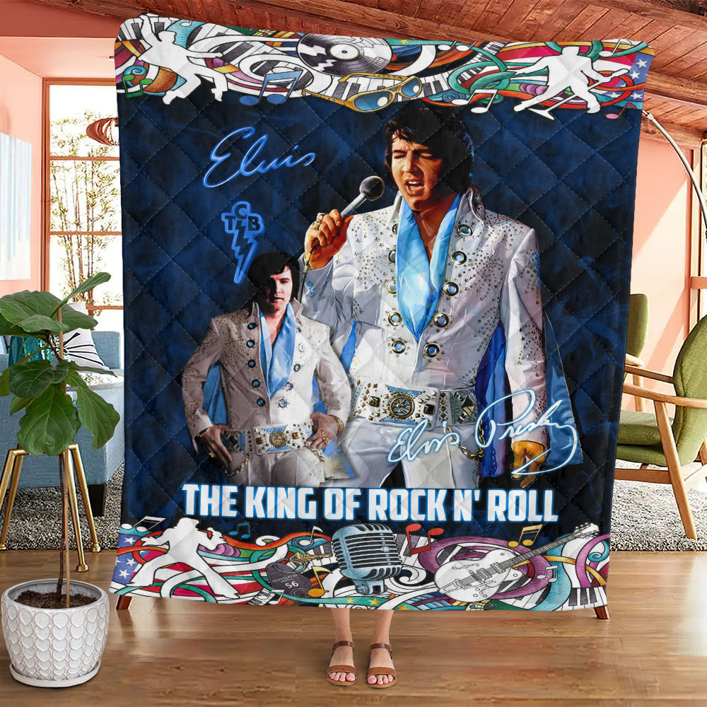 Elvis Presley Quilt Blanket - HOATT 8079