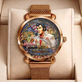 Elvis Presley Mesh Strap Quartz Watch - HOATT19479