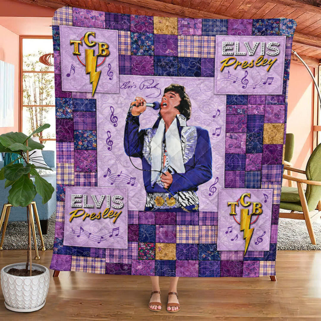 Elvis Presley Quilt Blanket - VANDH5051