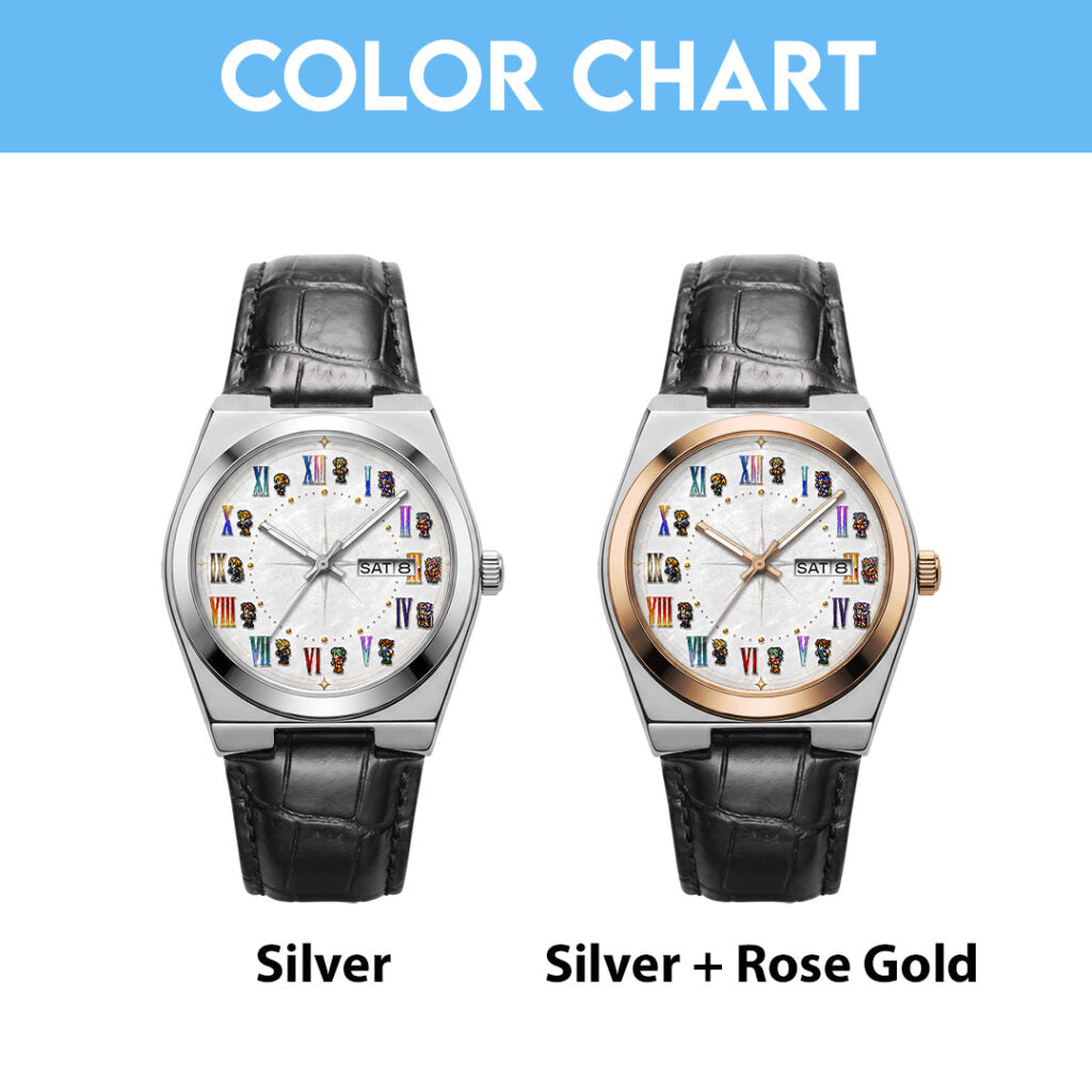 Final Fantasy Leather Alloy Watch - GNE7680