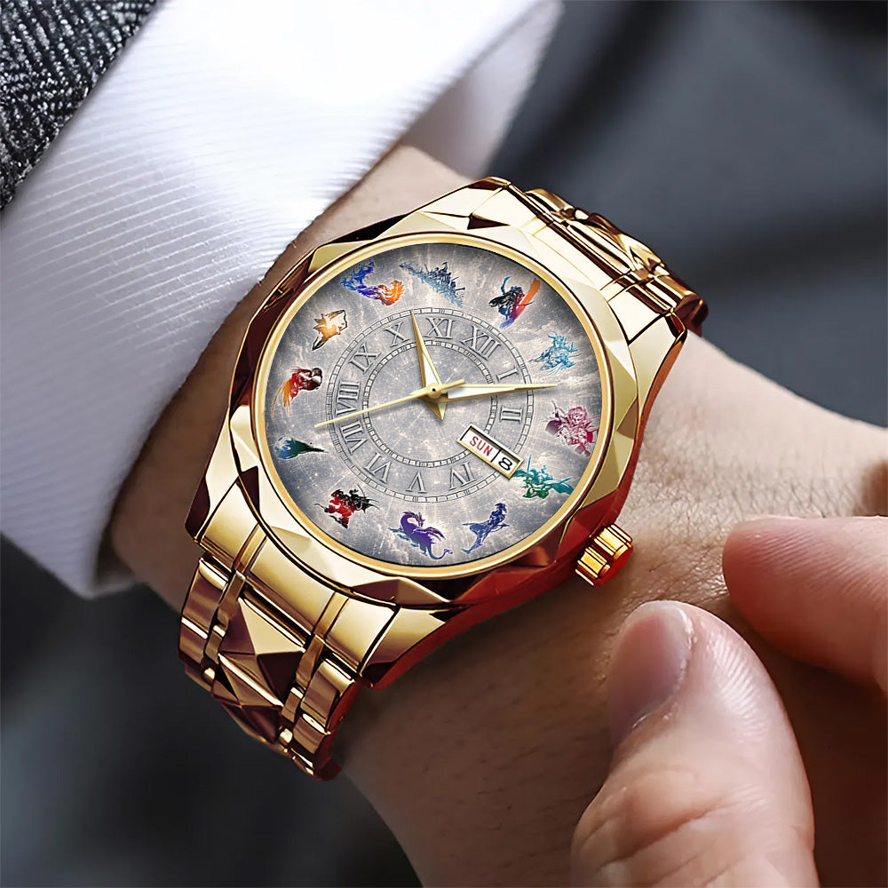 Final Fantasy Alloy Luxury Quartz Watch - GNE7012