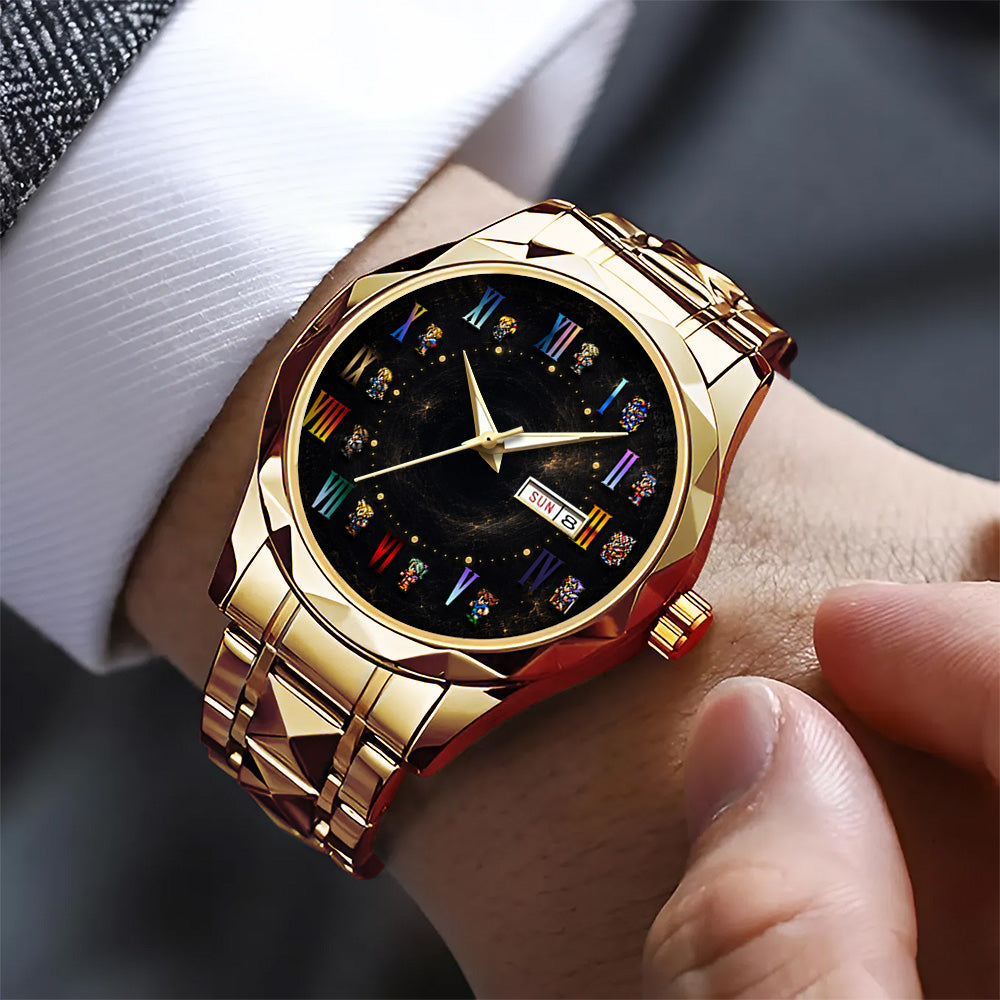 Final Fantasy Alloy Luxury Quartz Watch - GNE7534