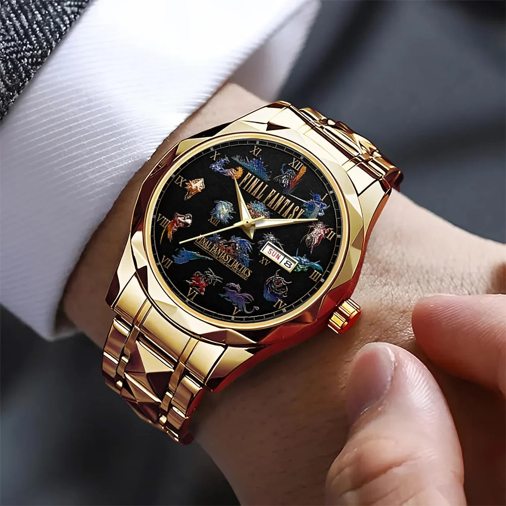Final Fantasy Alloy Luxury Quartz Watch - GNE8447