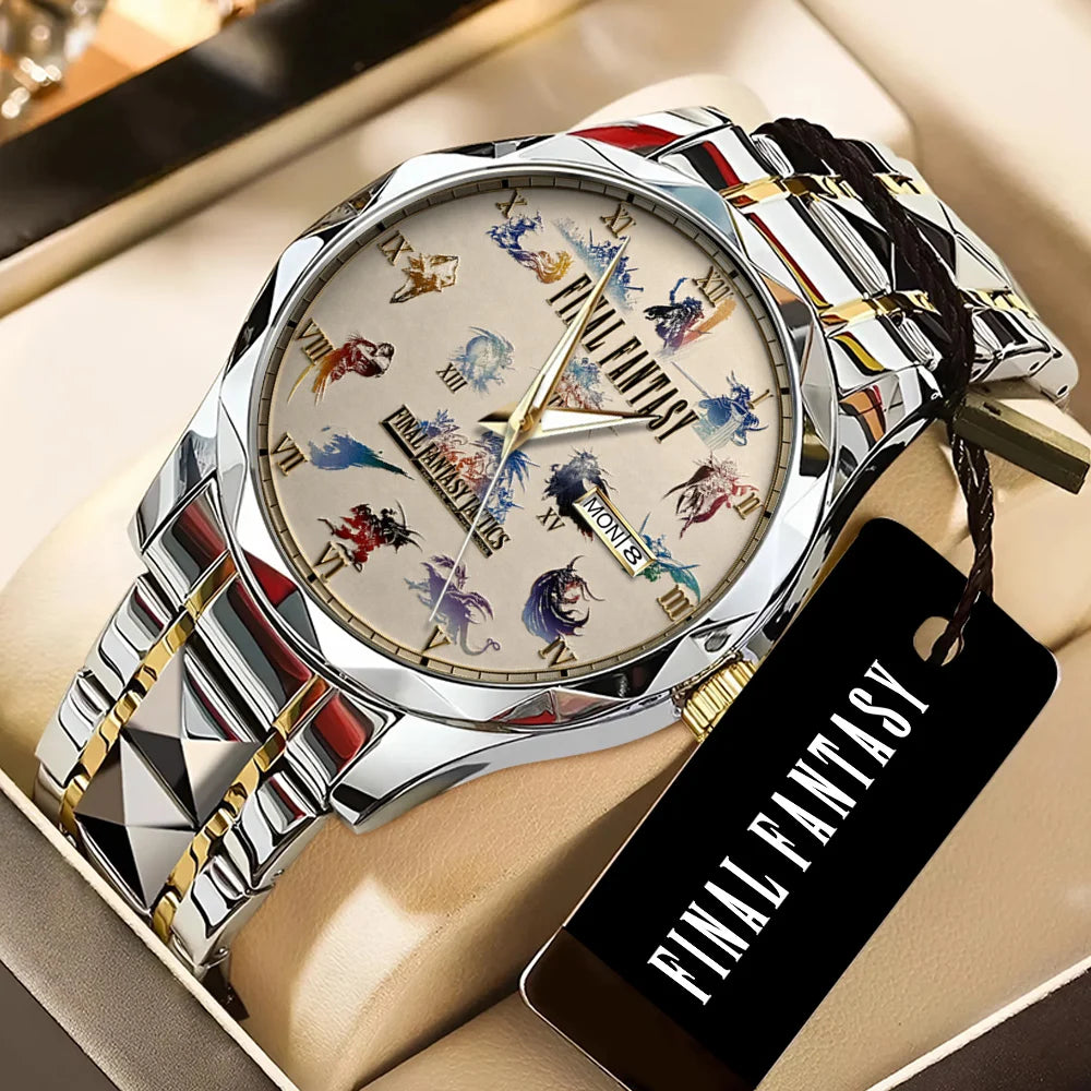 Final Fantasy Alloy Luxury Quartz Watch - GNE8449