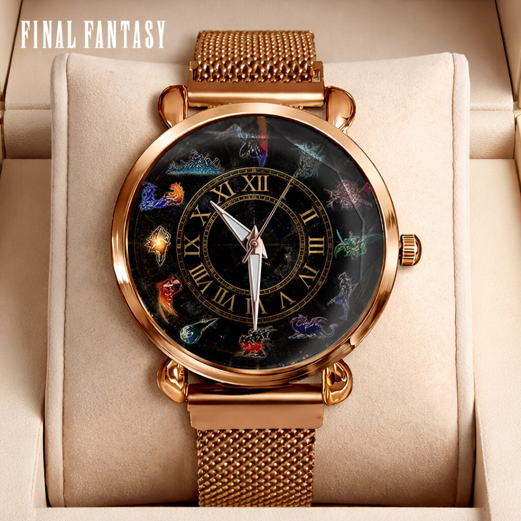 Final Fantasy Mesh Strap Quartz Watch - GNE7015
