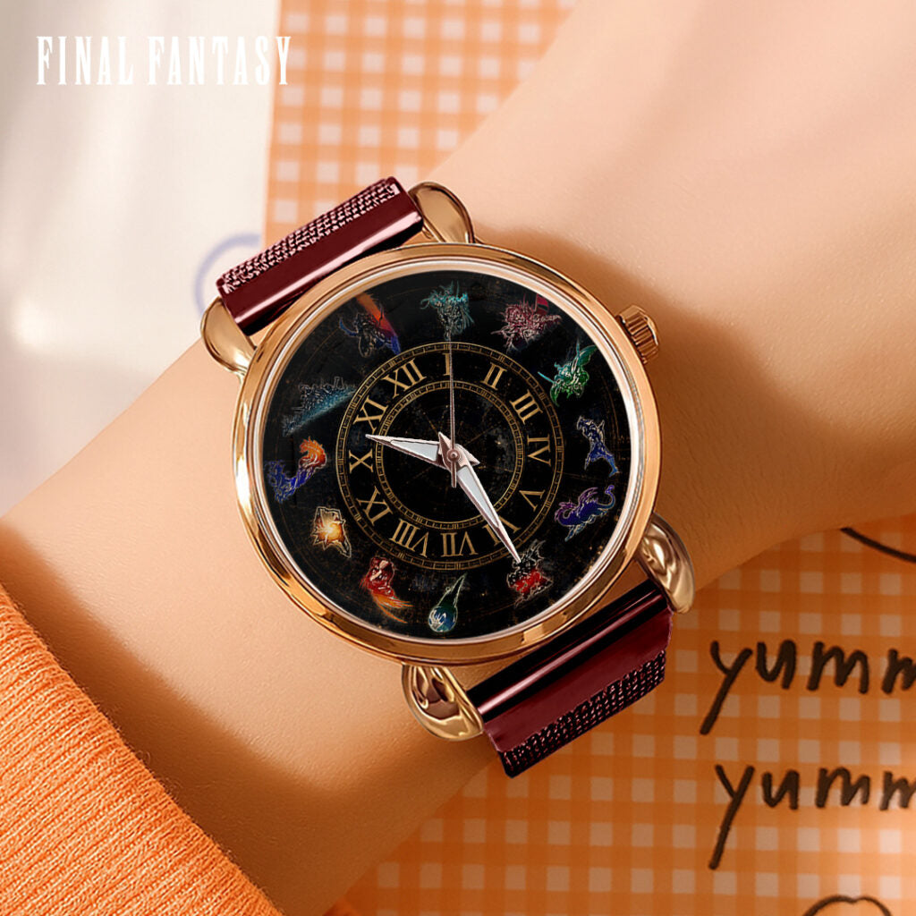 Final Fantasy Mesh Strap Quartz Watch - GNE7015