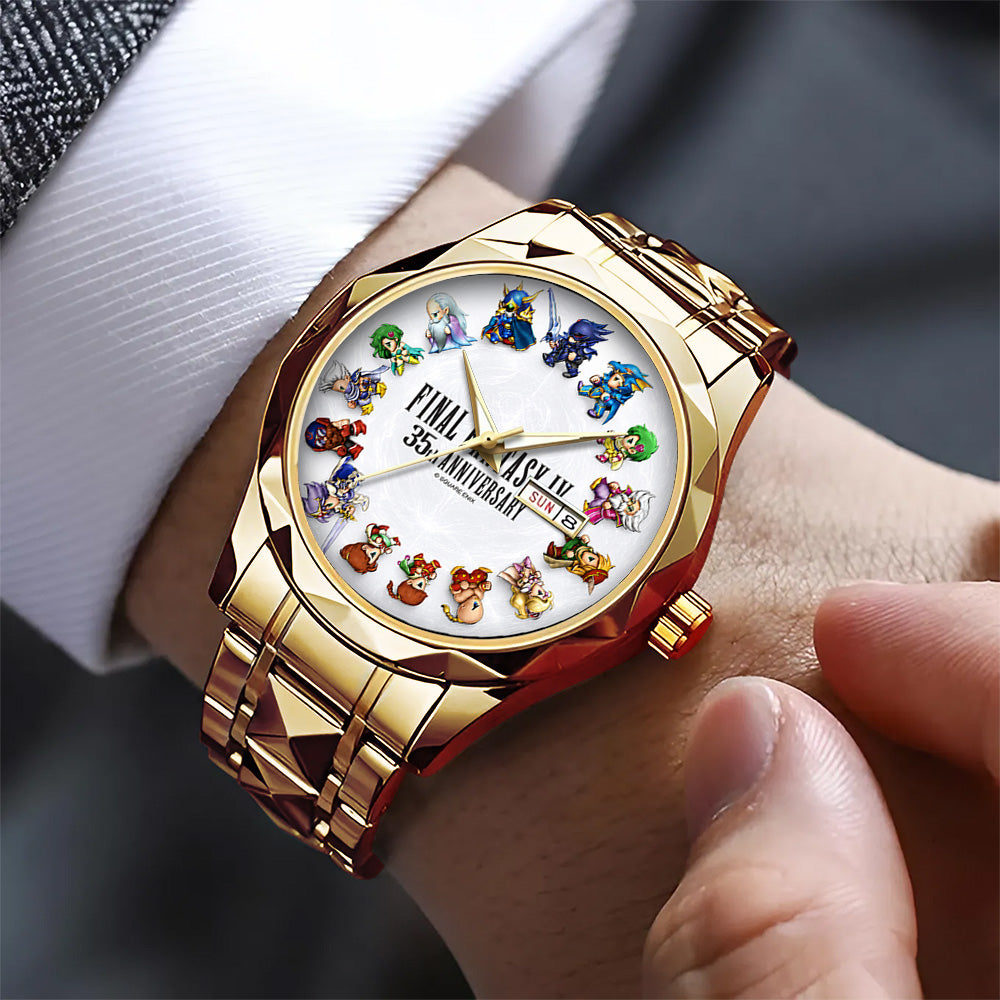 Final Fantasy IV 35th Anniversary Alloy Luxury Quartz Watch - GNE7869