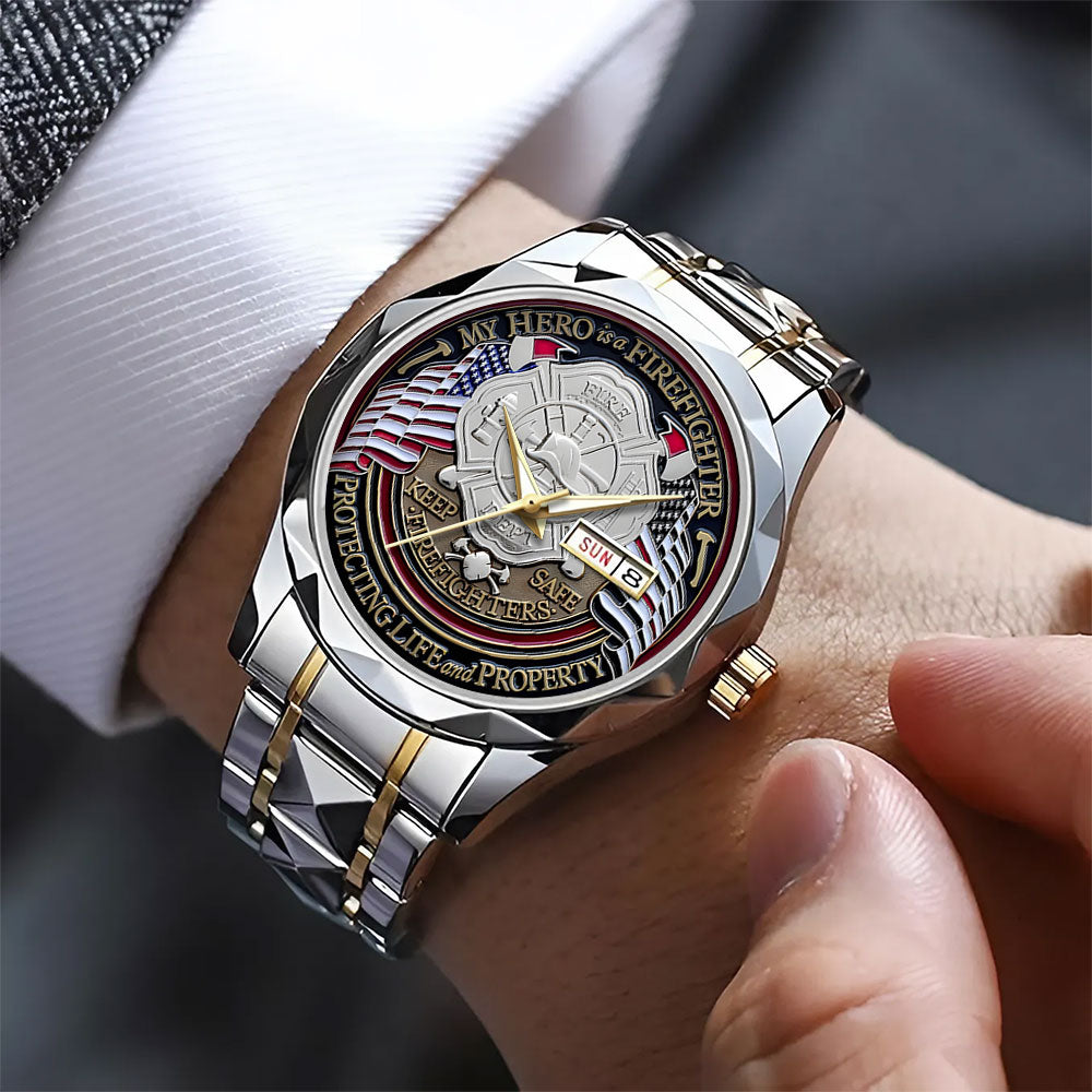 Firefighter Alloy Luxury Quartz Watch - TANTN 14868