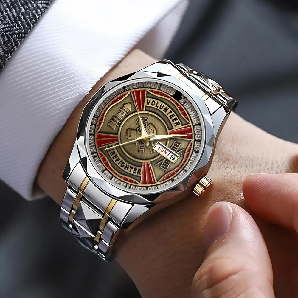 Firefighter Alloy Luxury Quartz Watch - TANTN 15132