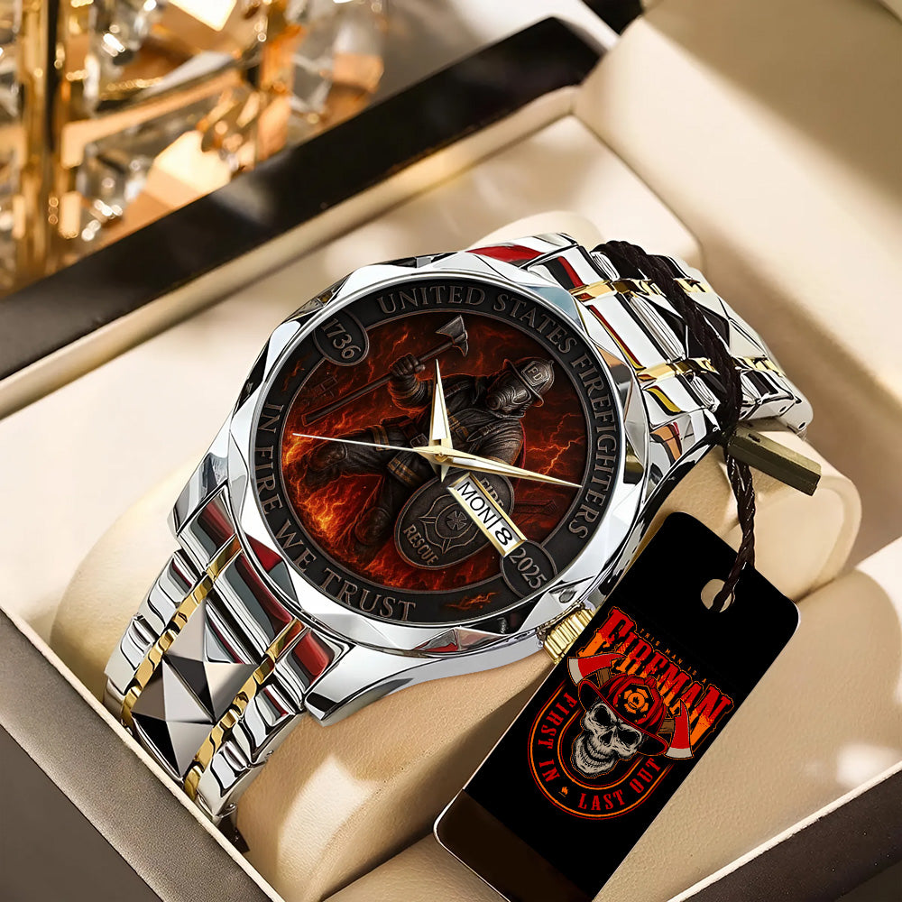 Firefighter Alloy Luxury Quartz Watch - TANTN15624