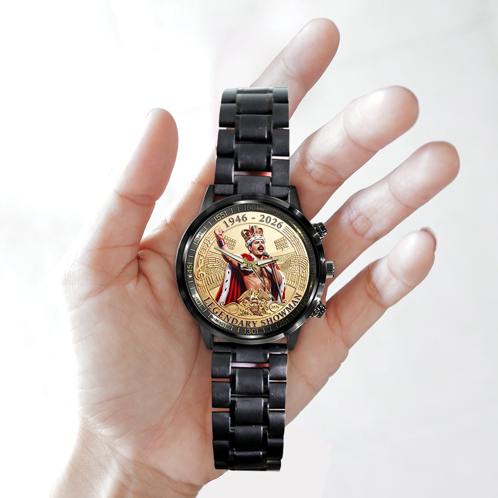Freddie Mercury 80th Anniversary 2026 Black Stainless Steel Watch - TMTHU5400