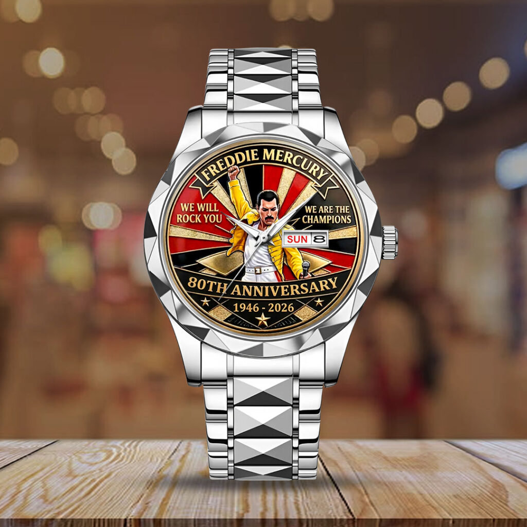 Freddie Mercury 80th Anniversary Alloy Luxury Quartz Watch - MAITM15137