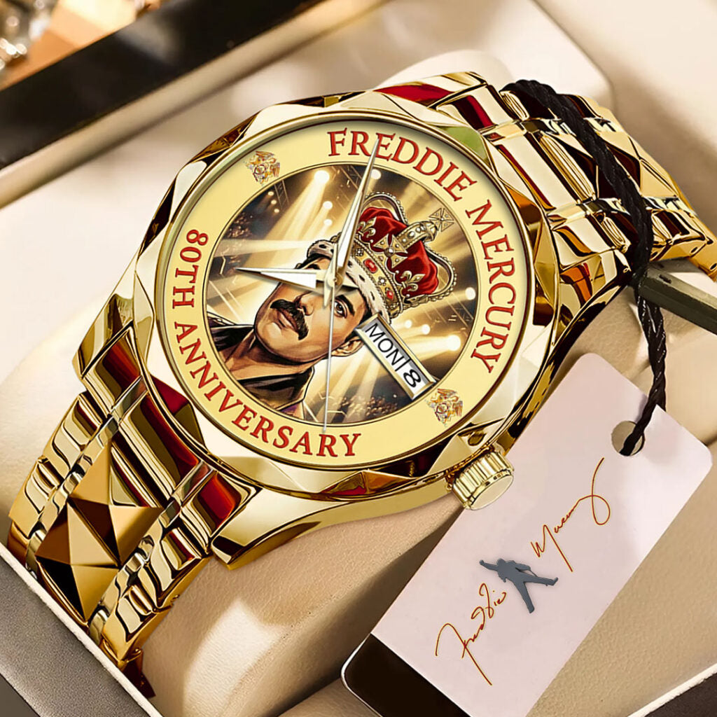 Freddie Mercury Alloy Luxury Quartz Watch - TMTHU2944