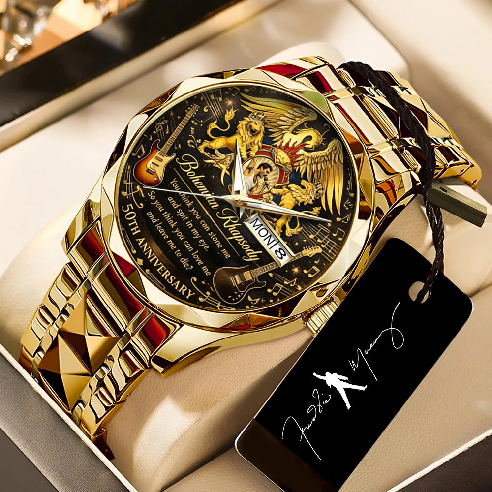 Freddie Mercury 50th Anniversary Alloy Luxury Quartz Watch - TANTN19770