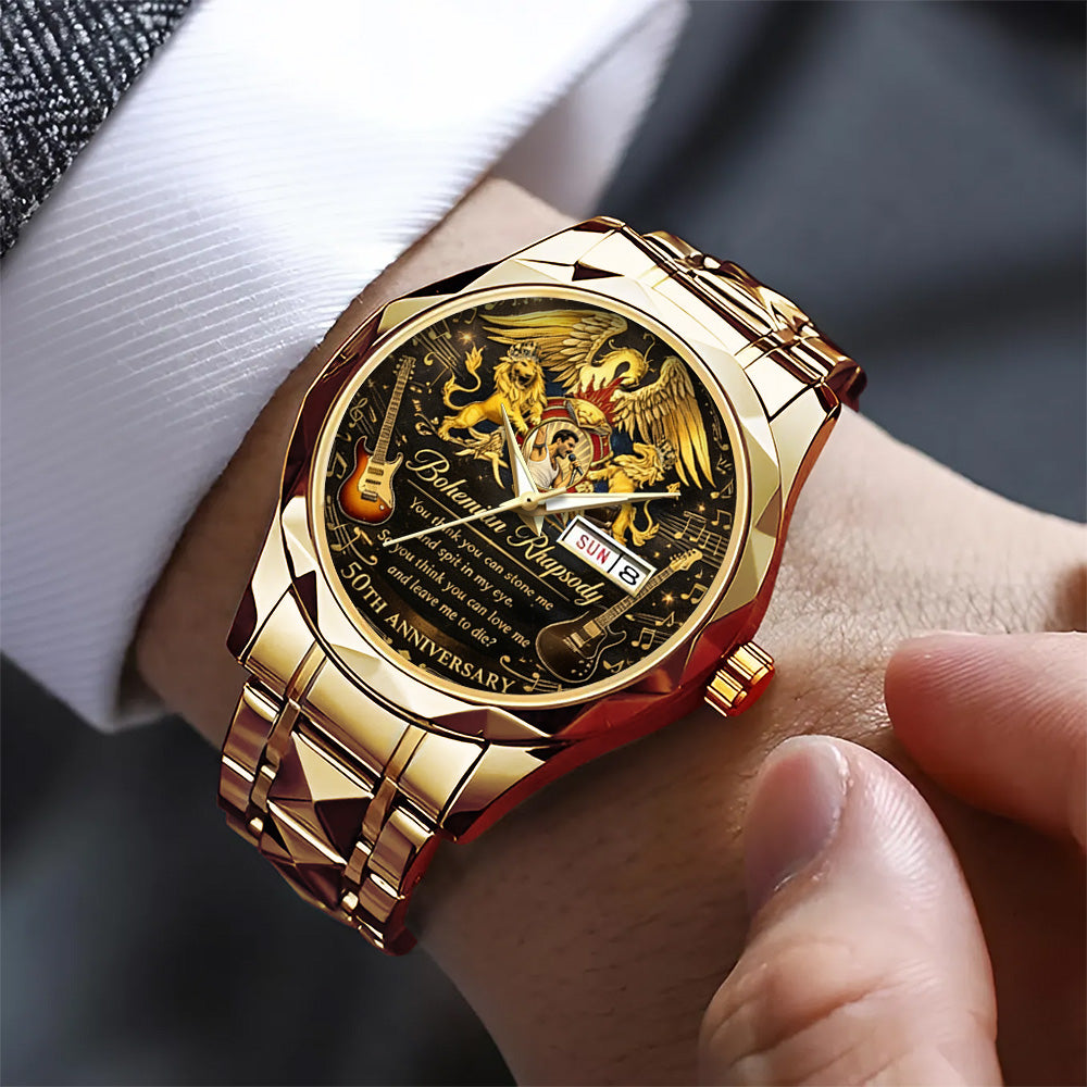 Freddie Mercury 50th Anniversary Alloy Luxury Quartz Watch - TANTN19770
