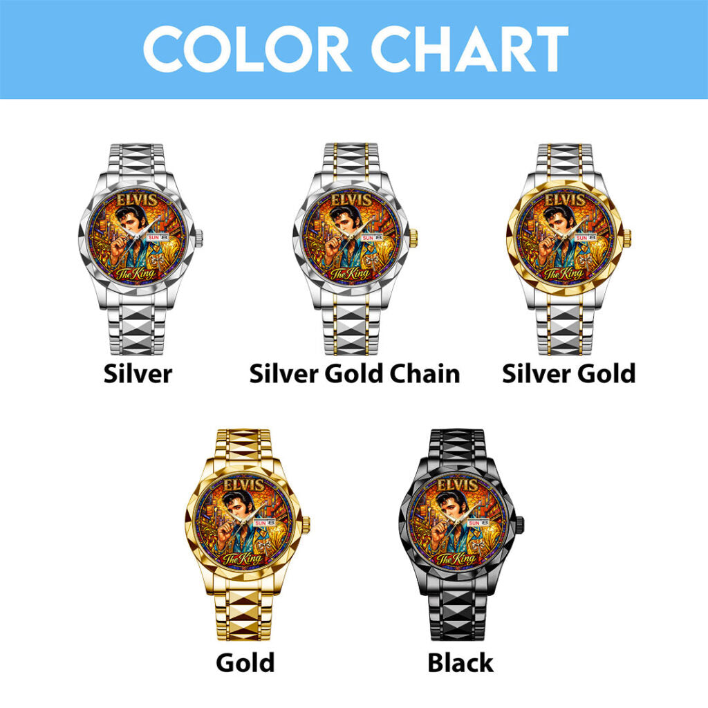 Elvis Presley Alloy Luxury Quartz Watch - GNE5128