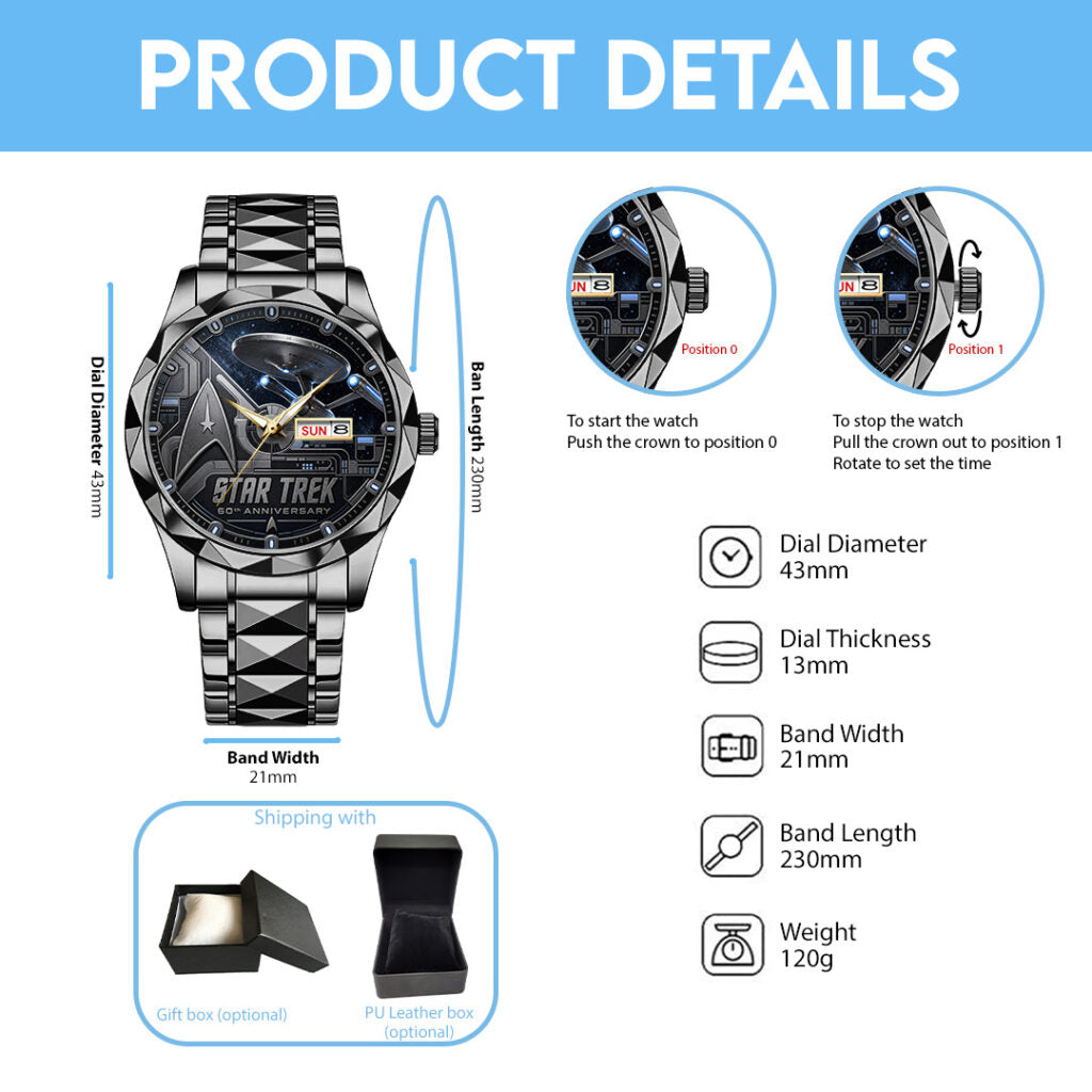 Star Trek Alloy Luxury Quartz Watch - GNE7741
