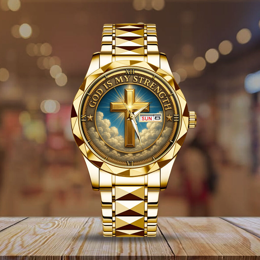 God Is Good Alloy Luxury Quartz Watch - TMTHU 293