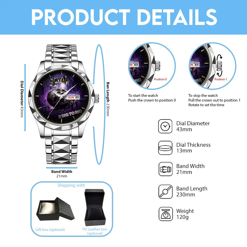 Ghost Band 2 Big To Rig Alloy Luxury Quartz Watch - GNE8368