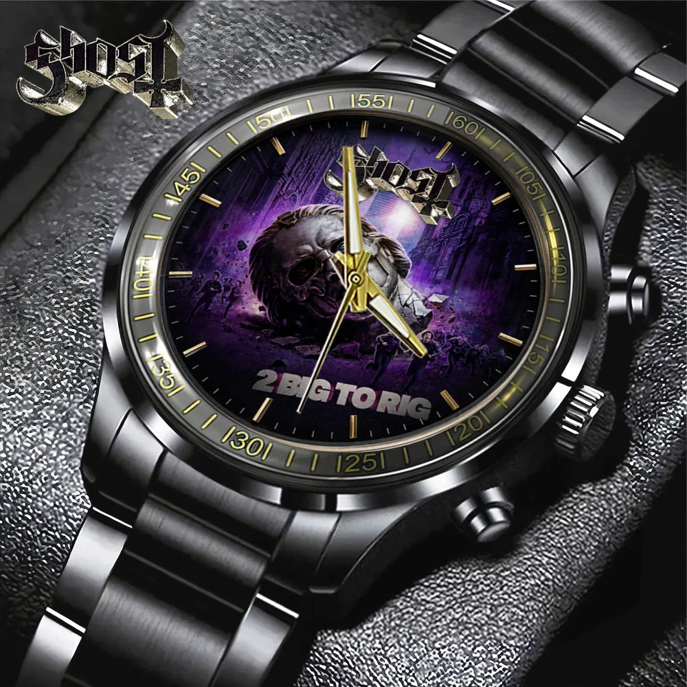 Ghost Band 2 Big To Rig Black Stainless Steel Watch - GNE8369