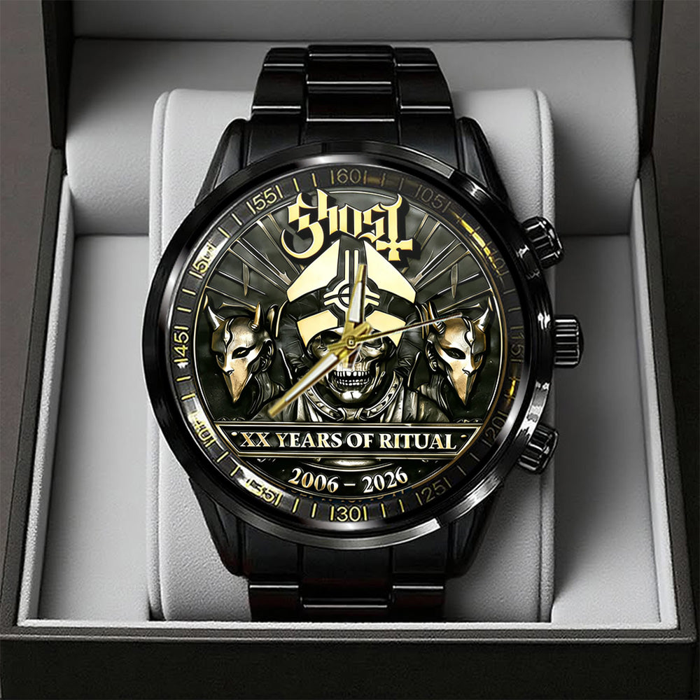 Ghost Band 20th Anniversary 2026 Black Stainless Steel Watch - TANTN19854