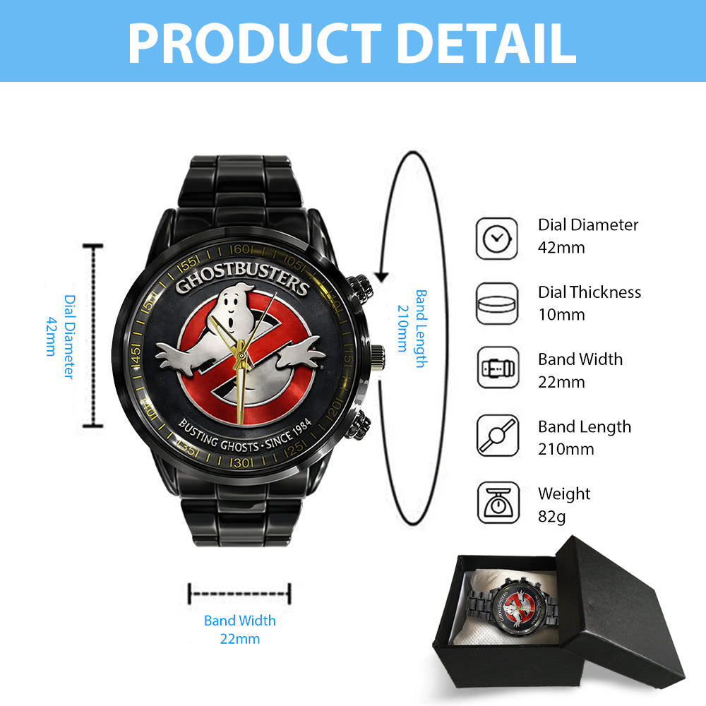 Ghostbusters Black Stainless Steel Watch - TANTN19972