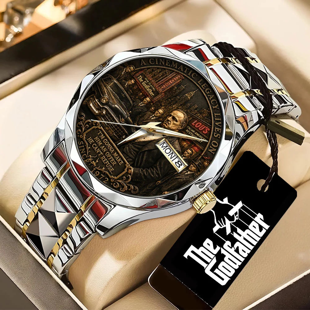 The Godfather 55th Anniversary Alloy Luxury Quartz Watch - TANTN25135