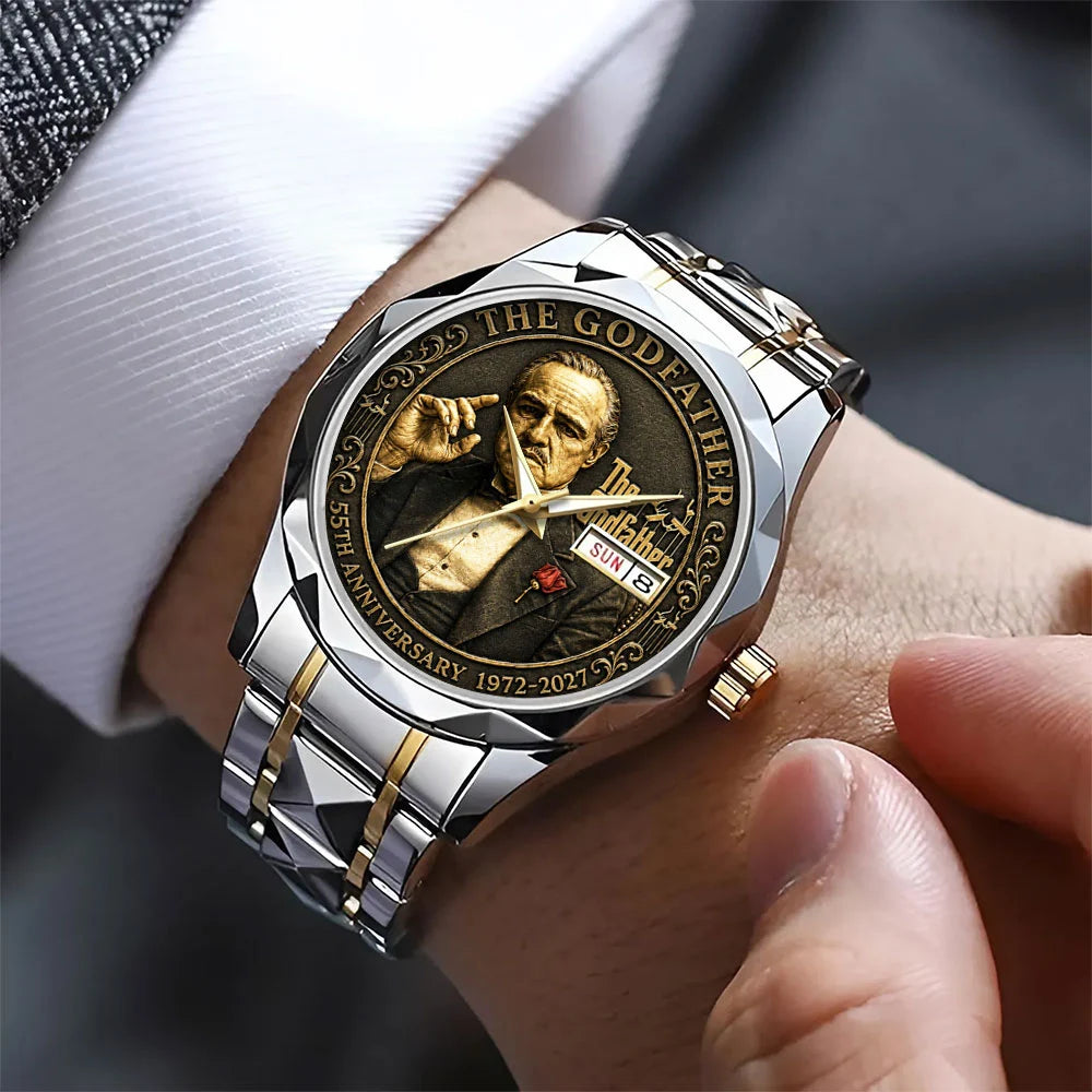 The Godfather 55th Anniversary Alloy Luxury Quartz Watch - TANTN25134