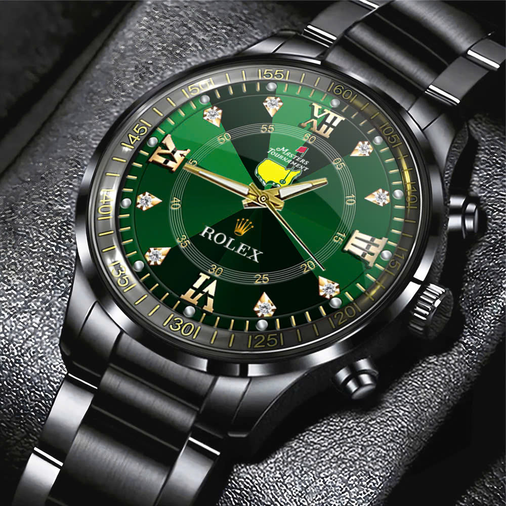 Masters Tournament x Rolex Black Stainless Steel Watch - MAITM 8974