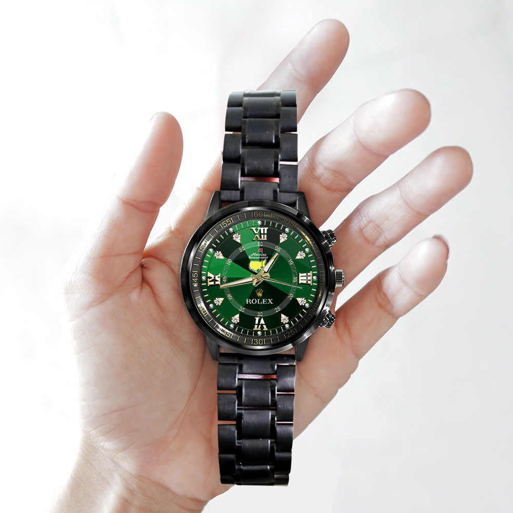 Masters Tournament x Rolex Black Stainless Steel Watch - MAITM 8974