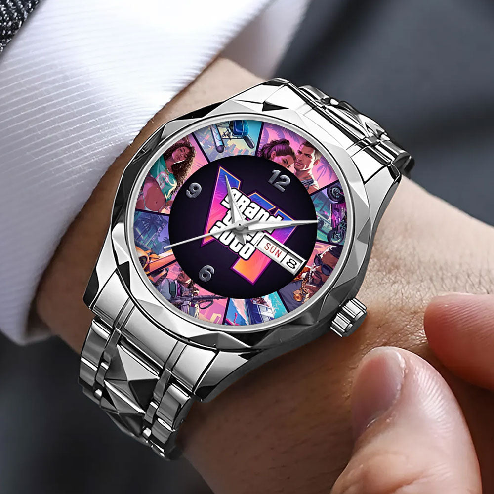 Grand Theft Auto VI Alloy Luxury Quartz Watch - GNE7919