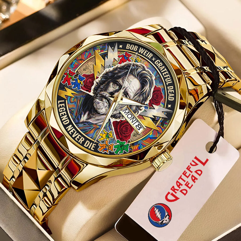 Grateful Dead x Bob Weir Alloy Luxury Quartz Watch - TMTHU3243