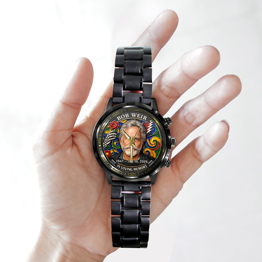 Grateful Dead x Bob Weir Black Stainless Steel Watch - TANTN20242