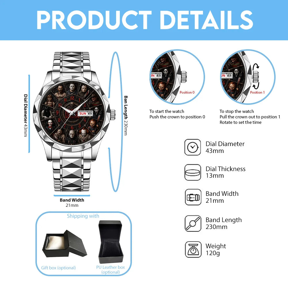 Horror Movies Alloy Luxury Quartz Watch - GNE8293