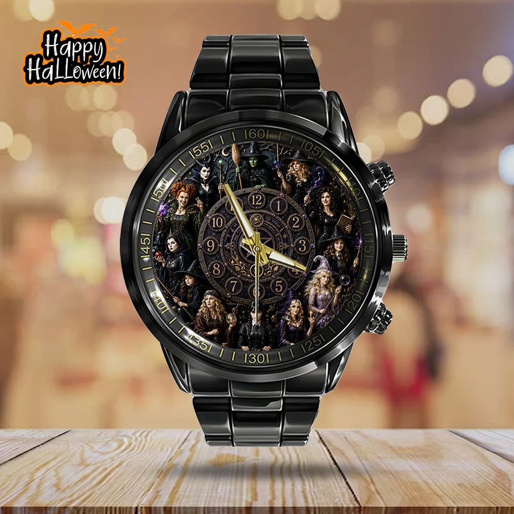 Witches Black Stainless Steel Watch - GNE8296
