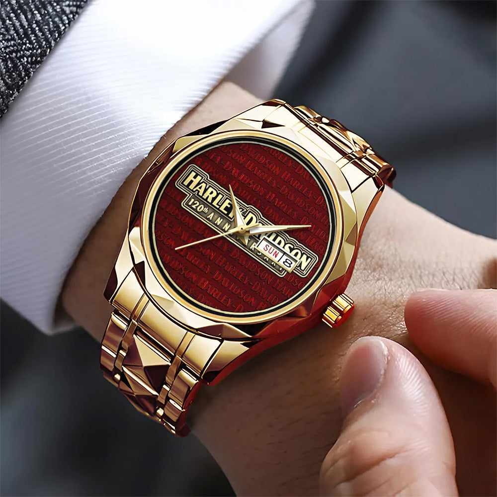 Harley Davidson Alloy Luxury Quartz Watch - TANTN 13776