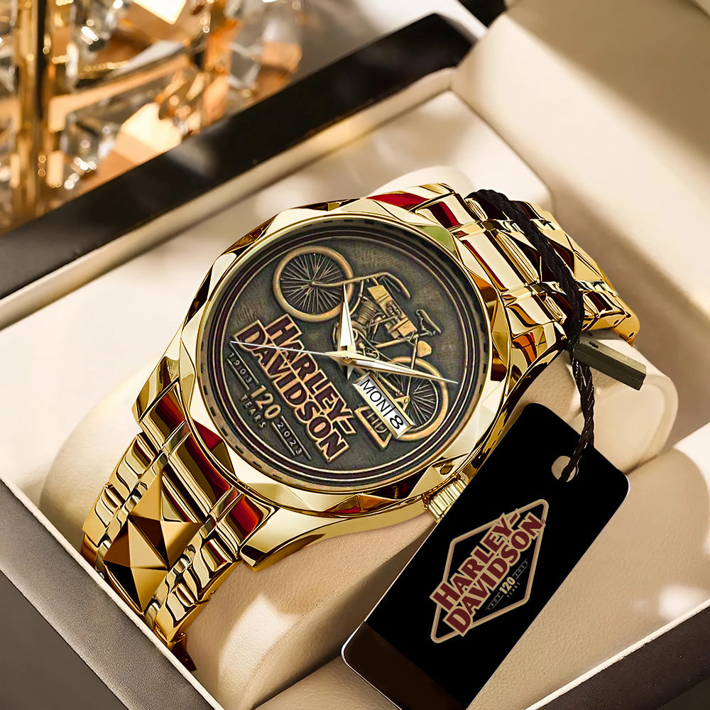 Harley Davidson Alloy Luxury Quartz Watch - TANTN 13934