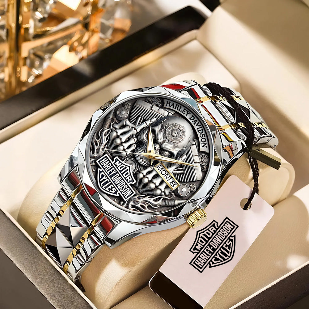 Harley Davidson Alloy Luxury Quartz Watch - TANTN 14718