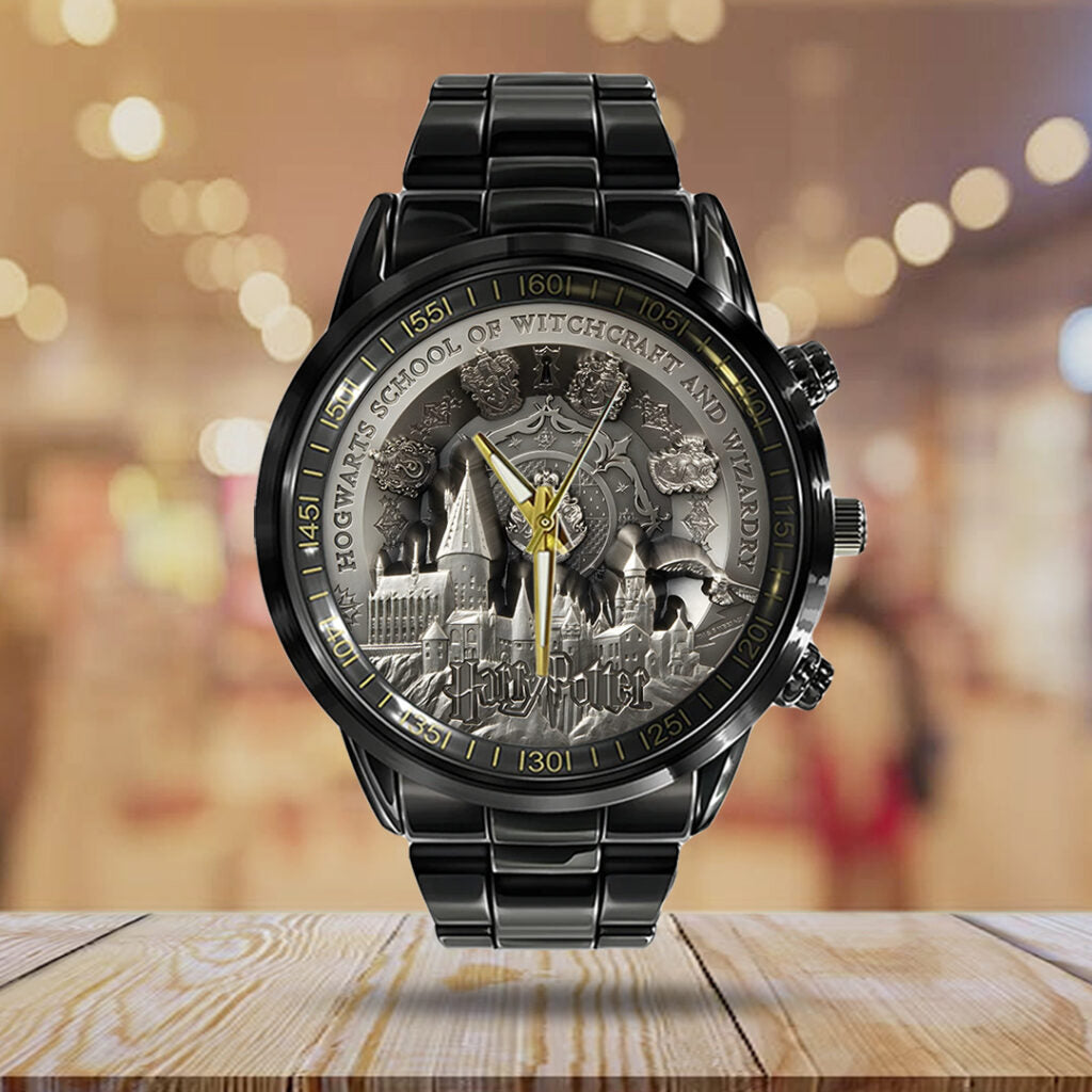 Harry Potter 25th Anniversary 2026 Black Stainless Steel Watch - TANTN19492