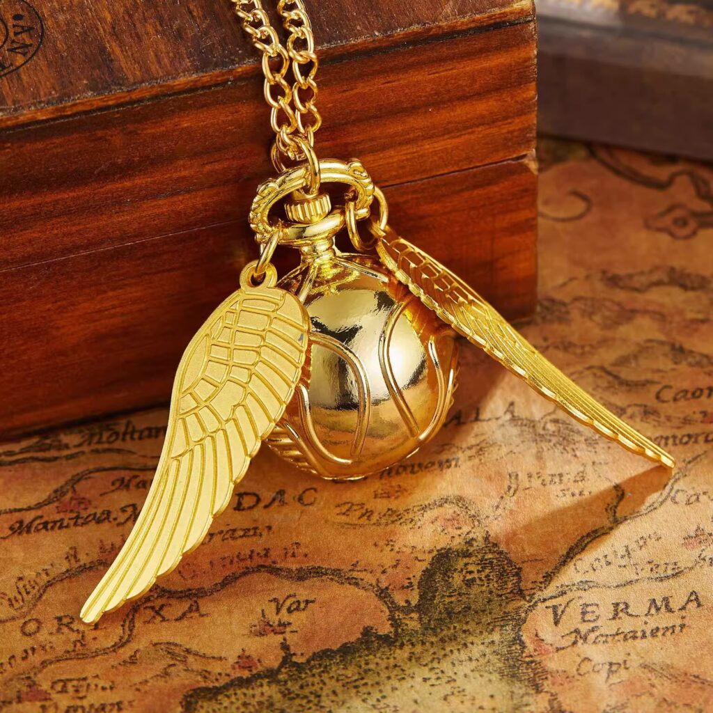 Harry Potter Golden Snitch Quartz Pocket Watch - MAITMDROP175